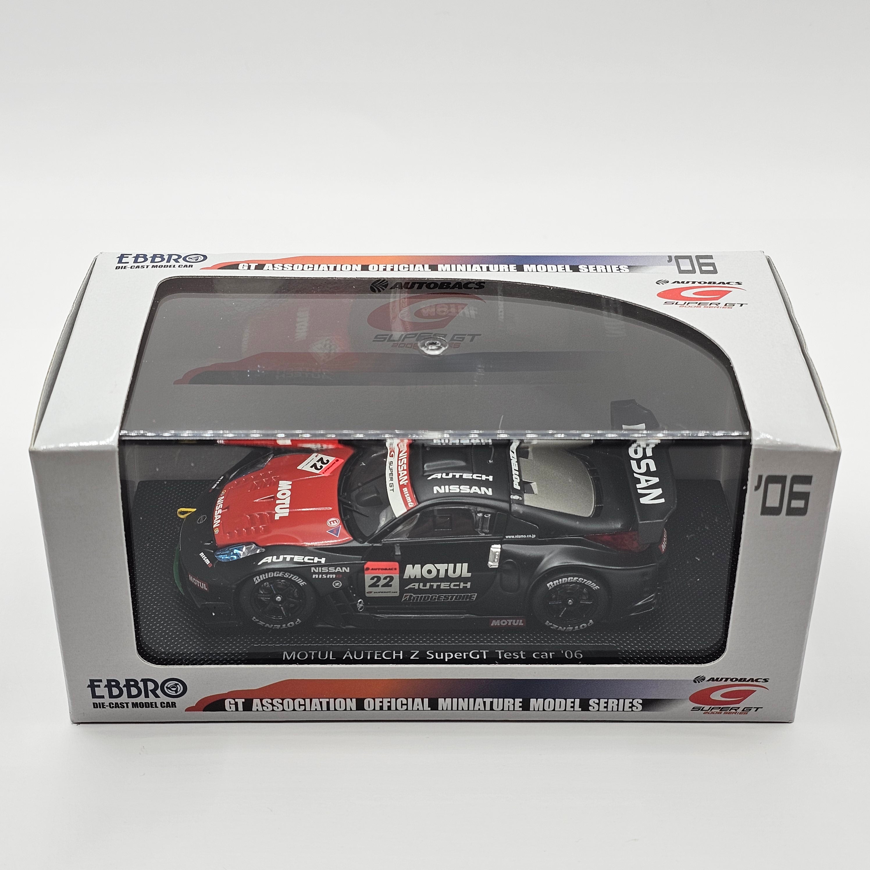 EBBRO Nissan Z #22 Motul Autech Test Car Super GT GT500 2006 1/43 Scal