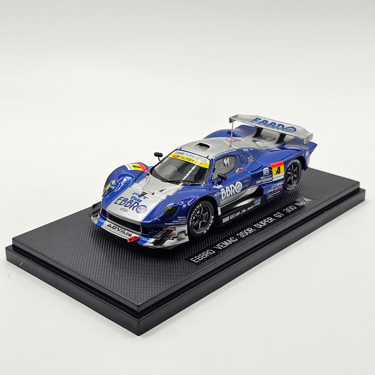 EBBRO Vemac RD350R #4 Ebbro Team Nova Super GT GT300 2007 1/43 Scale