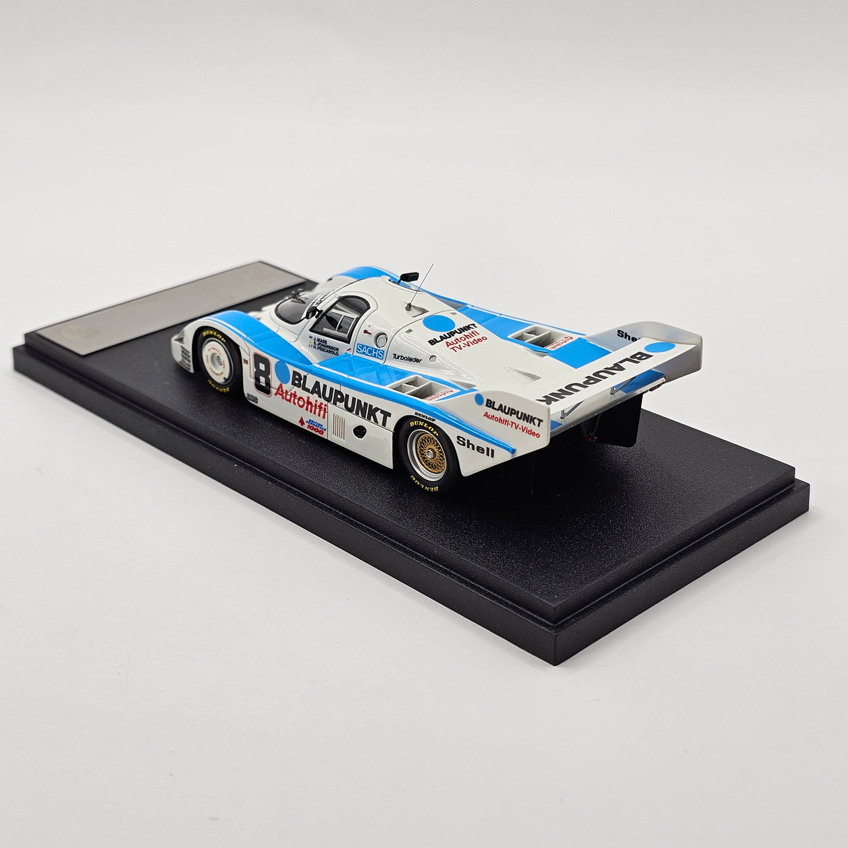 Compass Porsche 956B #8 Joest Racing 1984 1000 km of Brands Hatch 1/43 Scale