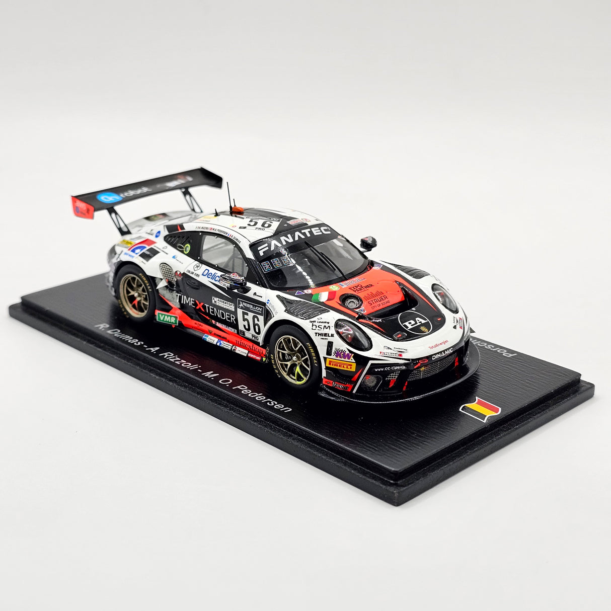 Spark Porsche 911 GT3R #56 Dinamic Motorsport 24Hrs Spa 2021 1/43 Scale SB475