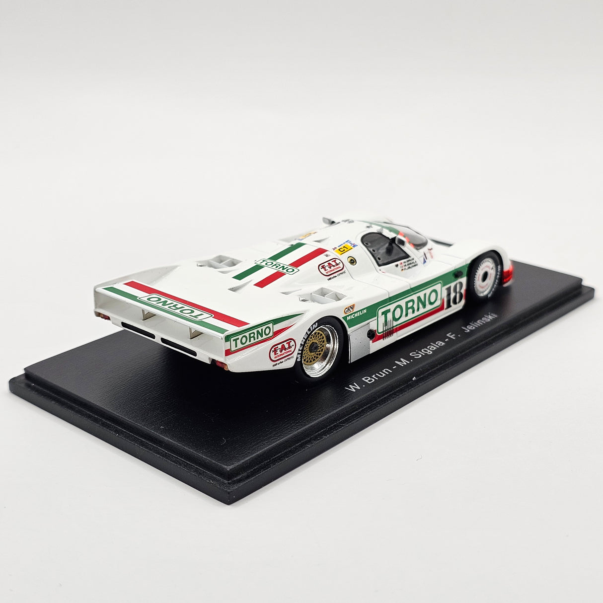 Spark Porsche 962C #18 Brun Motorsport 24Hrs Le Mans 1986 1/43 Scale S9871