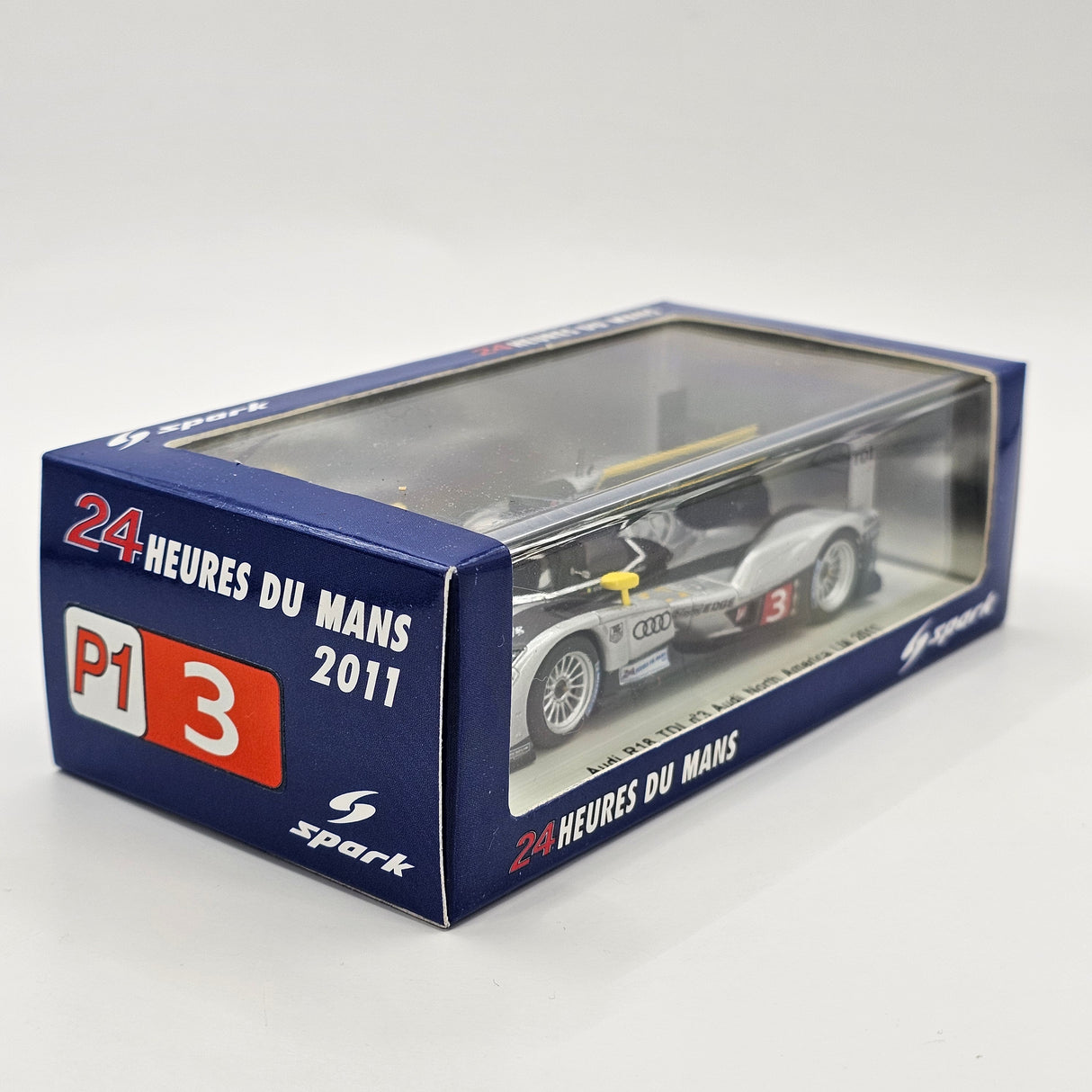 Spark Audi R18 TDI #3 Audi North America Le Mans 2011 1/43 Scale S2517