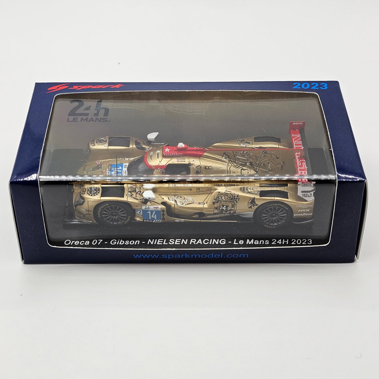 Spark Oreca 07 Gibson #14 Nielsen Racing 24Hrs Le Mans 2023 1/43 Scale S8737