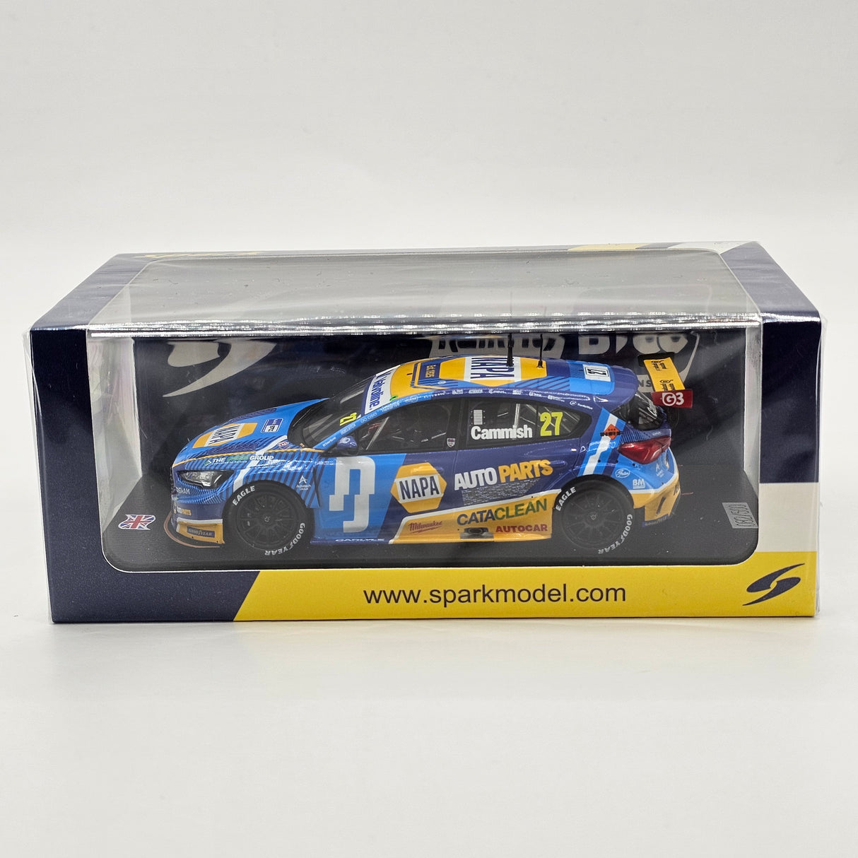 Spark Ford Focus #27 Dan Cammish BTCC 2025 Knockhill 1/43 Scale UK036