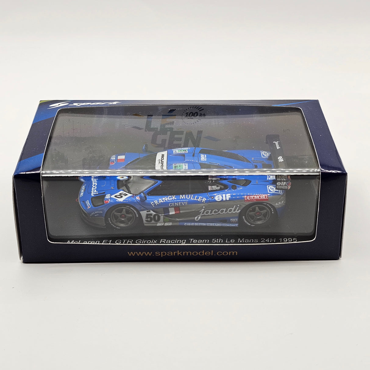 Spark McLaren F1 GTR #50 Giroix Racing Team 24Hrs Le Mans 1995 1/43 Scale S6674