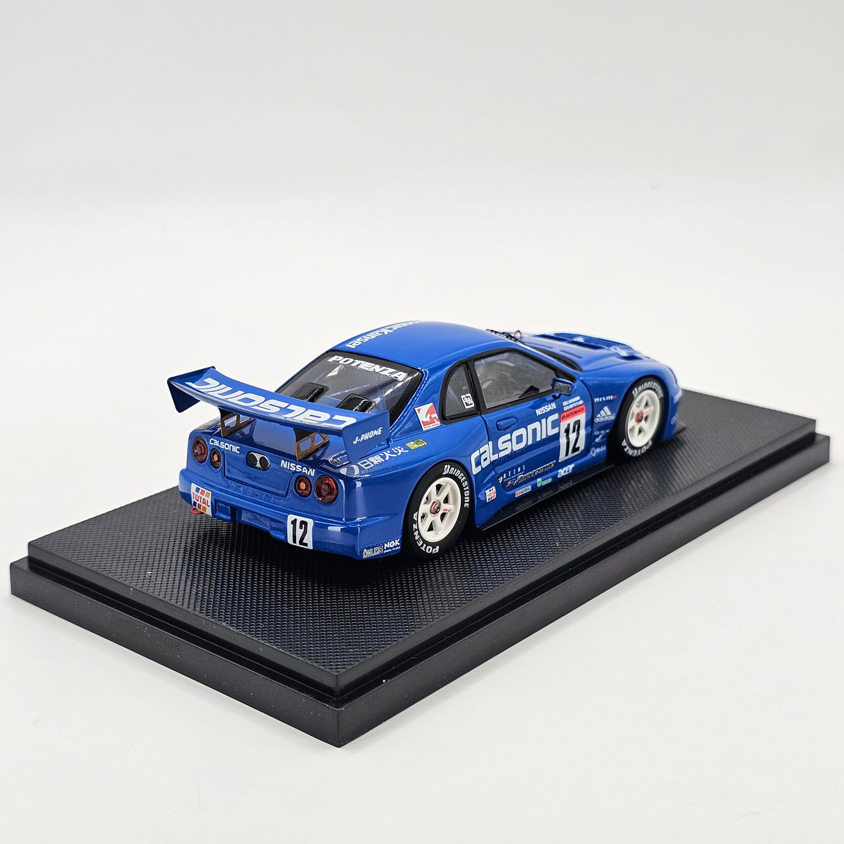 EBBRO P-4 Nissan Skyline R34 GT-R #12 Calsonic JGTC GT500 2001 1/43 Scale