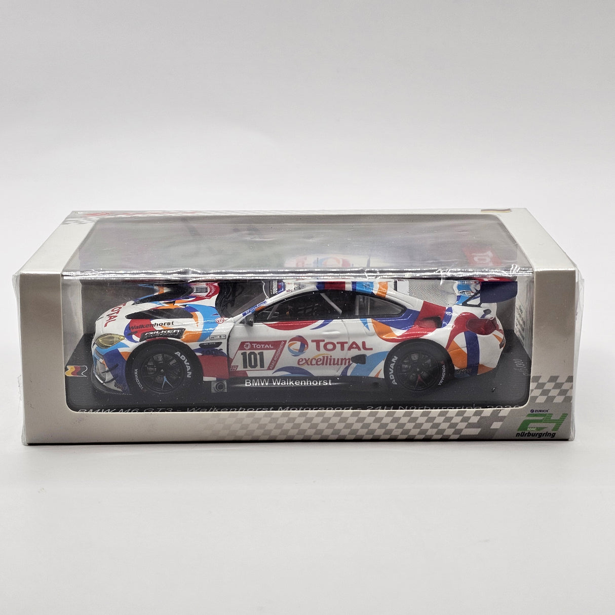 Spark BMW M6 GT3 #101 Walkenhorst Motorsport 24Hrs Nurburgring 2020 1/43 Scale