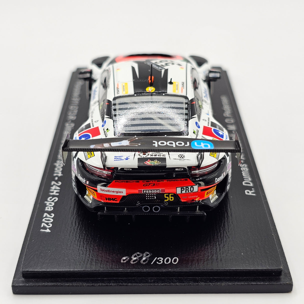 Spark Porsche 911 GT3R #56 Dinamic Motorsport 24Hrs Spa 2021 1/43 Scale SB475
