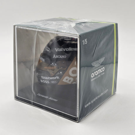 Spark Fernando Alonso 2024 British GP Helmet 1/5 Scale 5HF164