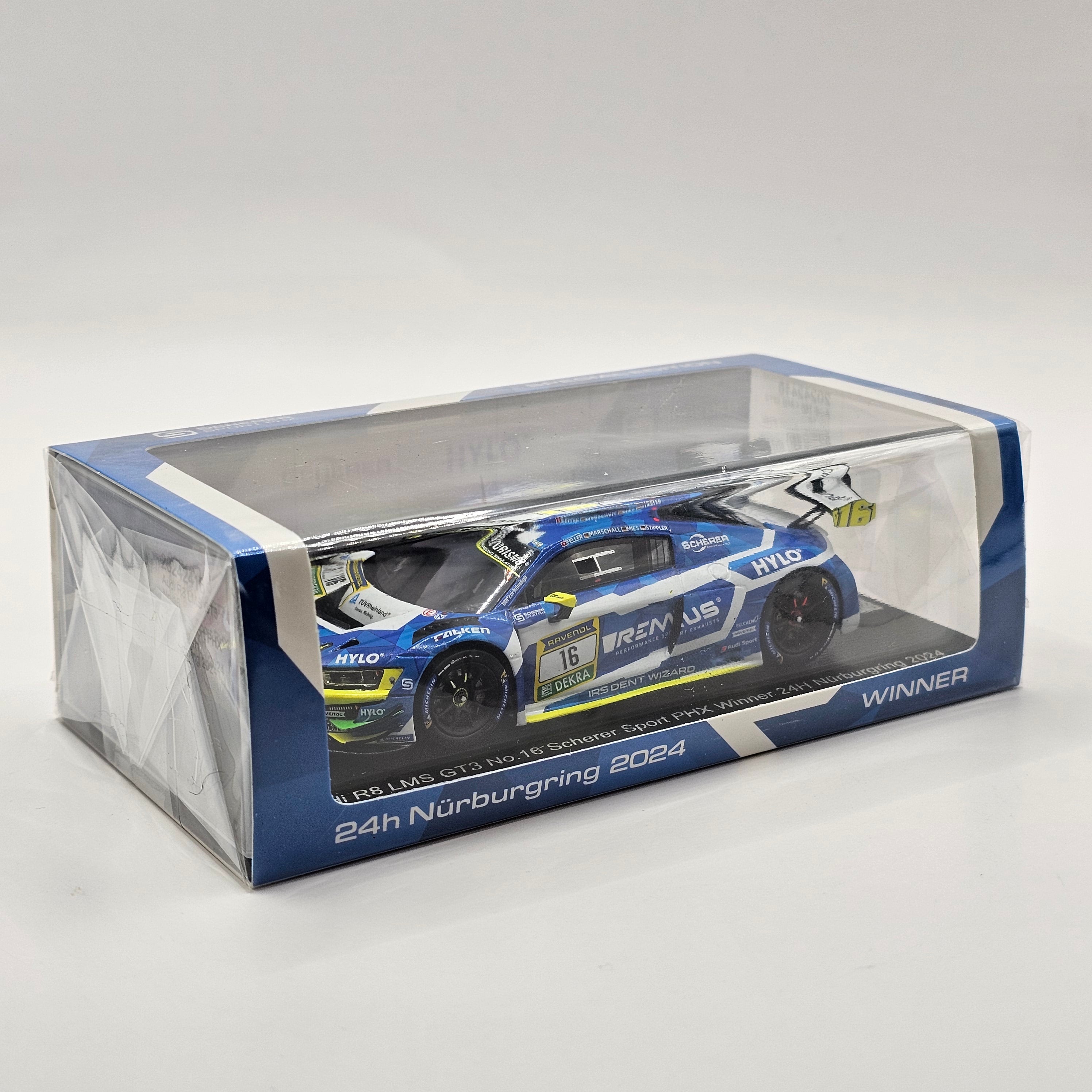 Spark Audi R8 LMS GT3 #16 Scherer Sport PHX Winner 24Hrs Spa 2024 1/43