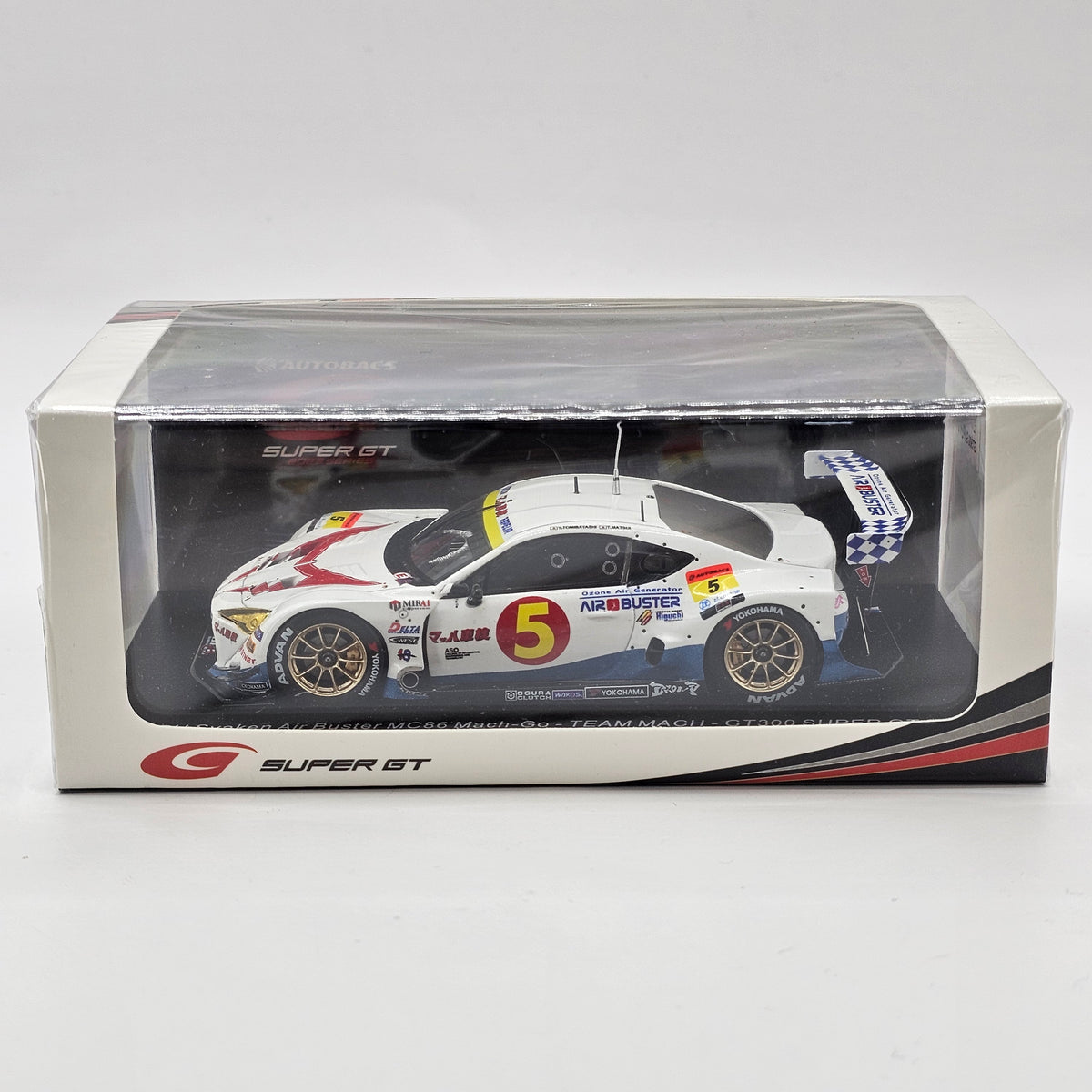 Spark Toyota 86 MC GT300 #5 Team Mach Super GT 2023 1/43 Scale