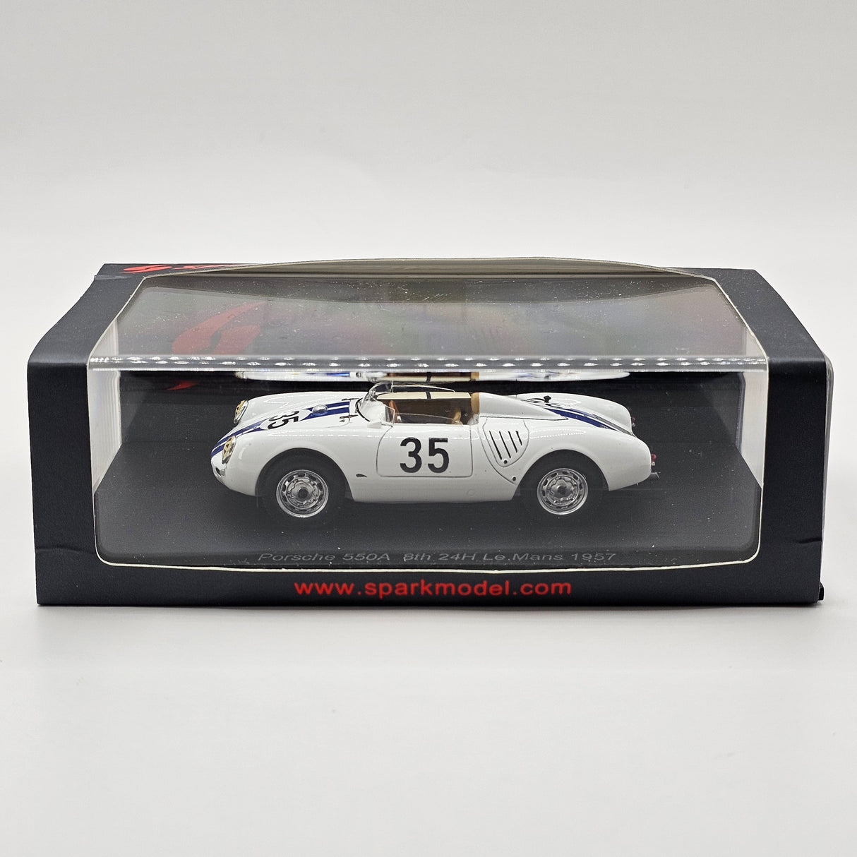 Spark Porsche 550A #35 E. Hugus 24Hrs Le Mans 1957 1/43 Scale S9720
