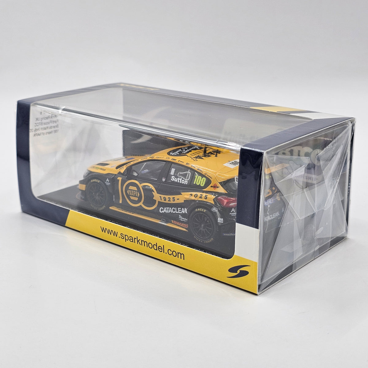 Spark Ford Focus BTCC #100 Ashley Sutton Brands Hatch Indy 2025 1/43 Scale UK041