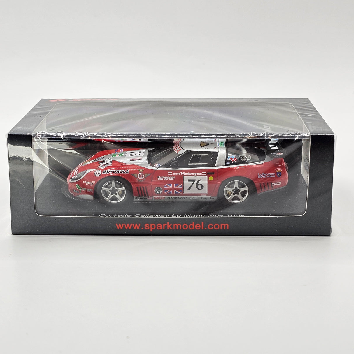 Spark Corvette Callaway #76 Agusta Racing Team Le Mans 24H 1995 1/43 Scale S4382