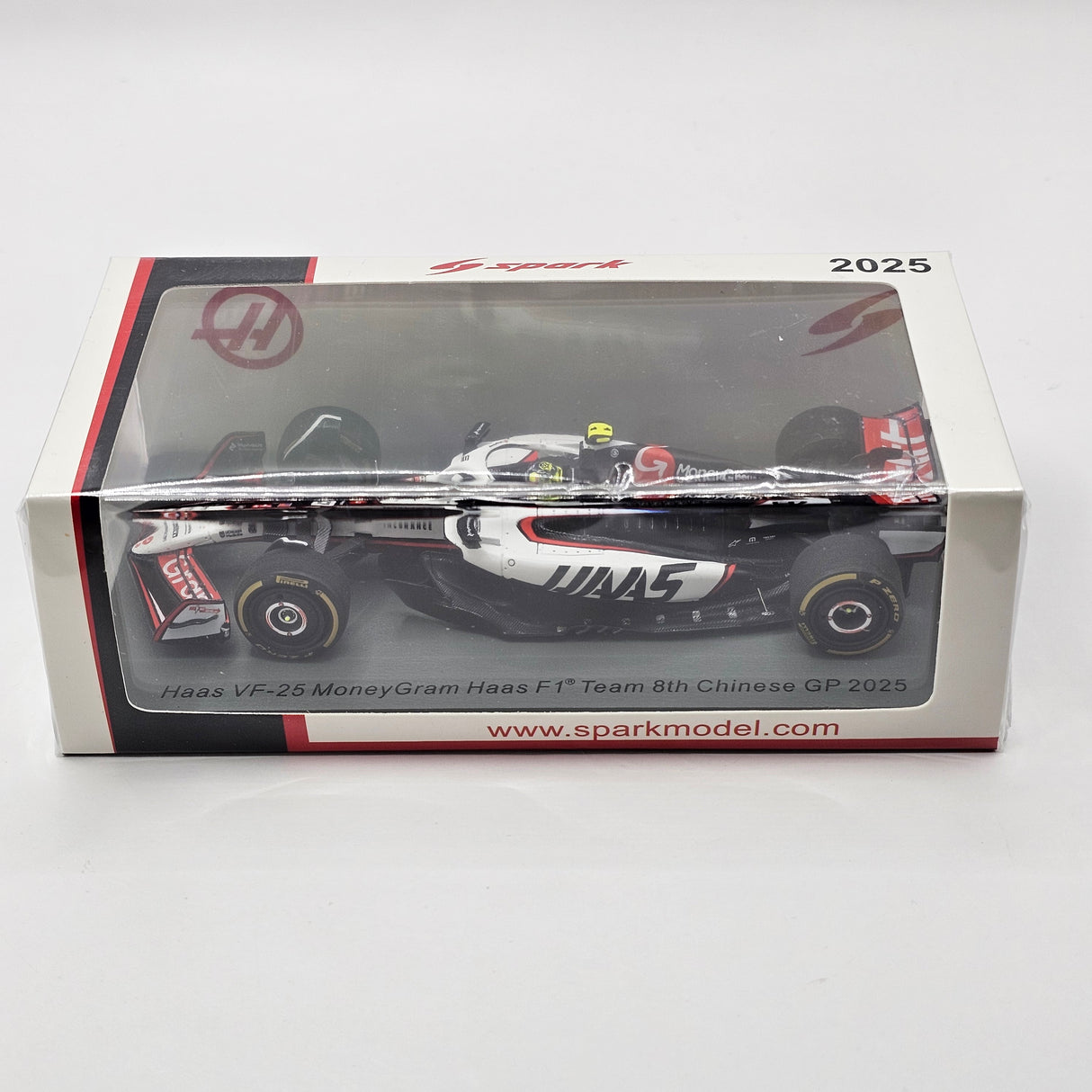Spark Haas VF-25 #87 Oliver Bearman 8th Chinese GP 2025 1/43 Scale