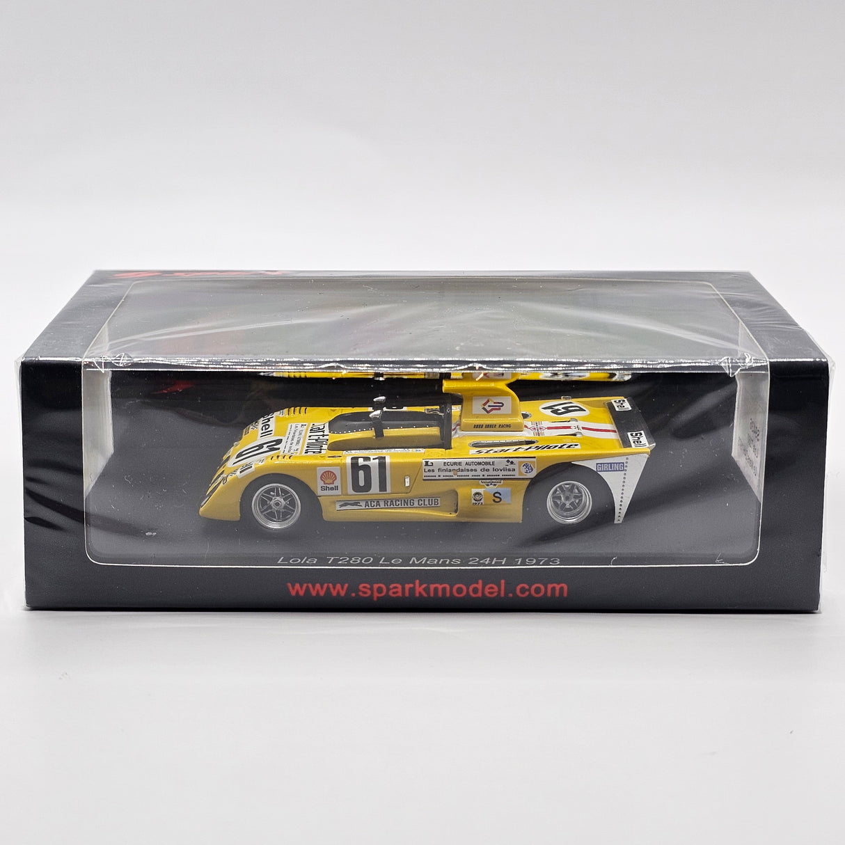 Spark Lola T280 #61 D. Rouveyran Le Mans 24H 1973 1/43 Scale S9436