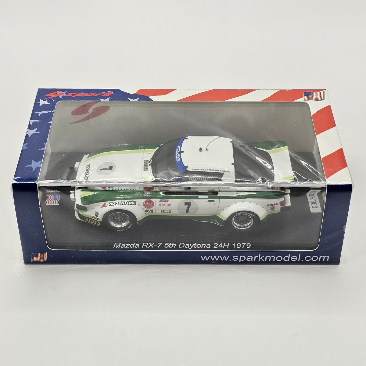 Spark Mazda RX-7 #7 Mazda Technical Center GTU Winner 24Hrs Daytona 1979 1/43 Scale