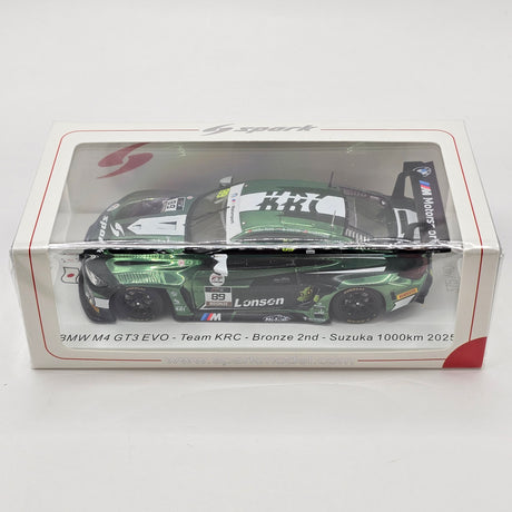 Spark BMW M4 GT3 EVO #89 Team KRC Suzuka 1000KM 2025 1/43 Scale SJ192