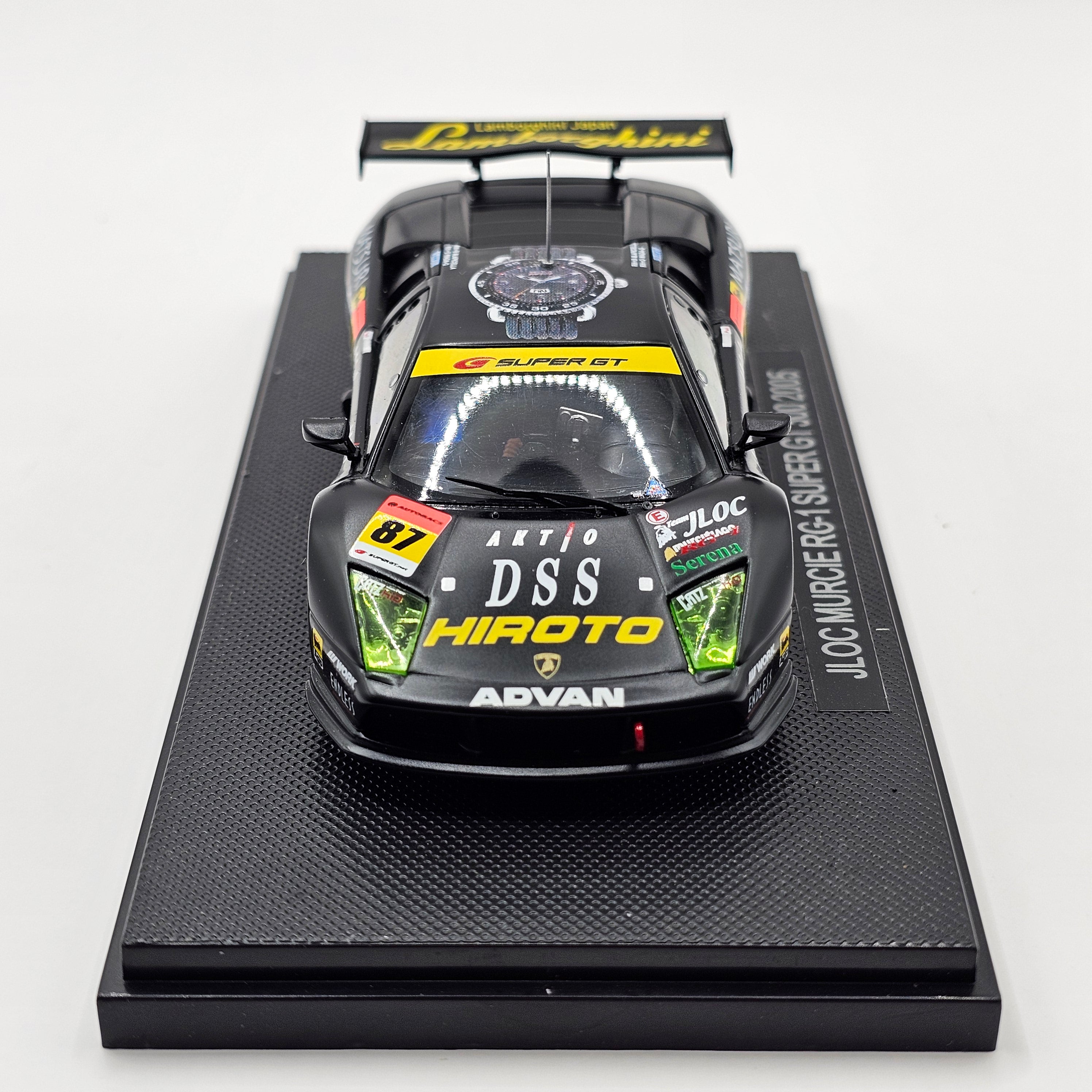 EBBRO SUPER GT 2005 JLOC MURCIE RG-1 ２台 MMP 1/43 EBBRO JLOC MURCIE RG-1 SUPER GT300 2005 #87 BLACK