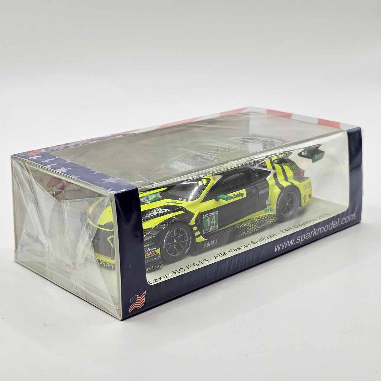 Spark Lexus RC F GT3 #14 AIM Vasser Sullivan 24Hrs Daytona 2020 1/43 Scale US129
