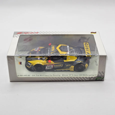 Spark Audi R8 LMS BE #148 Giti Tire Motorsport Winner SP8 24Hrs Nurburgring 2019 1/43 Scale