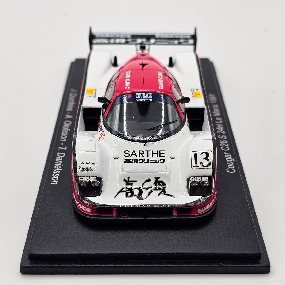 Spark Cougar C26S #13 Courage Compétition 24Hrs Le Mans 1991 1/43 Scale S3536