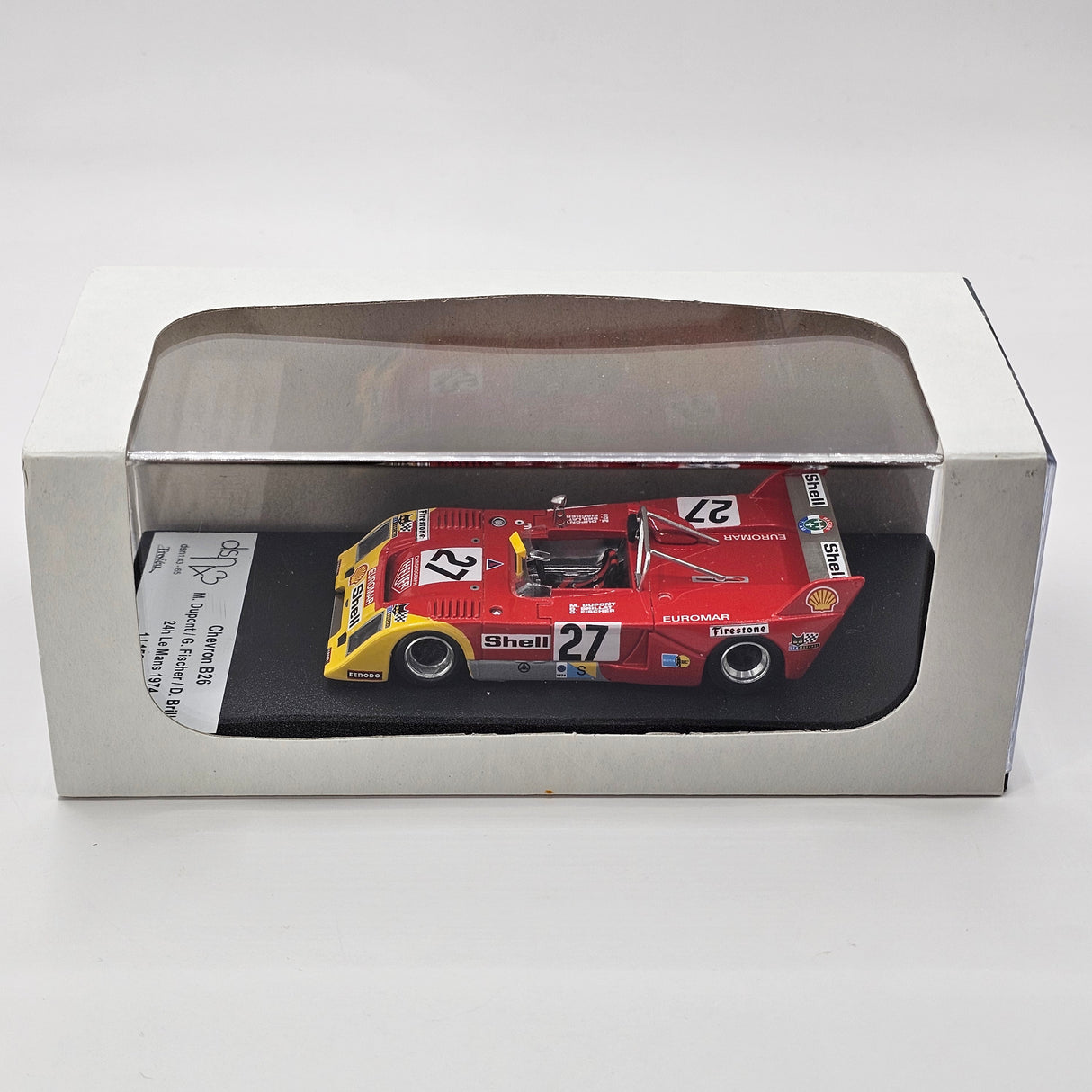 Trofeu DSN Chevron B26 #27 Michel Dupont Scato 24Hrs Le Mans 1974 1/43 Scale