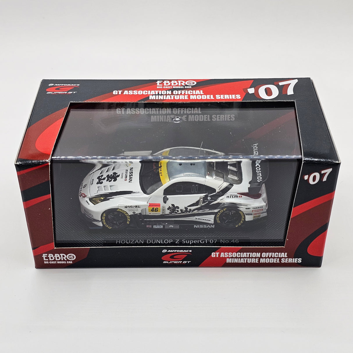 EBBRO Nissan Z #46 MOLA Houzan Dunlop Super GT GT300 2007 1/43 Scale