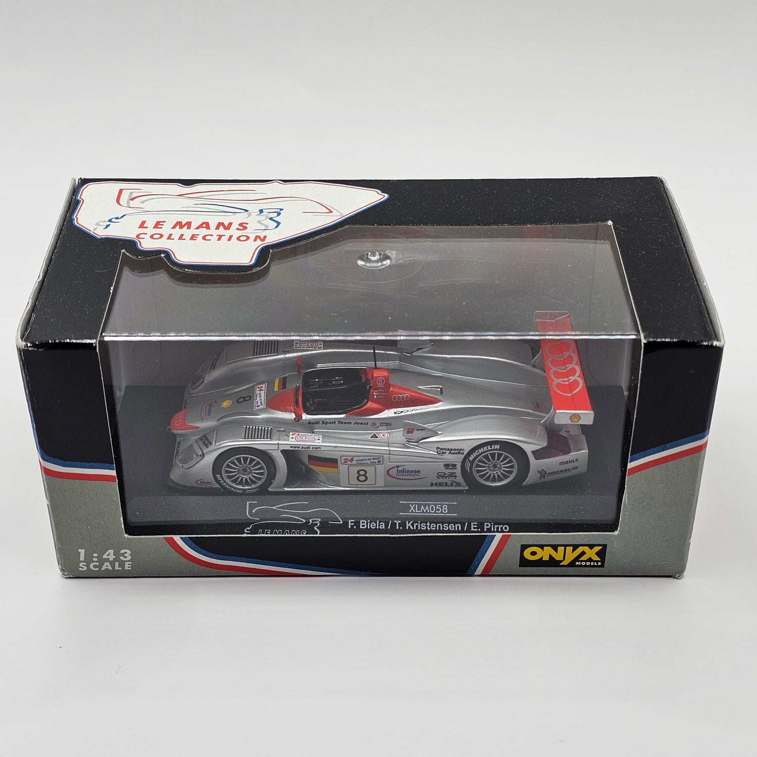 1/43 ONYX Audi R8 Team Joest from 2000 24 Hours Le Mans Car #9 XLM059 CS2167 | UK 1/43 ONYX Audi R8 Team Joest from 2000 24 Hours Le Mans Car #9 XLM059 CS2167 | UK