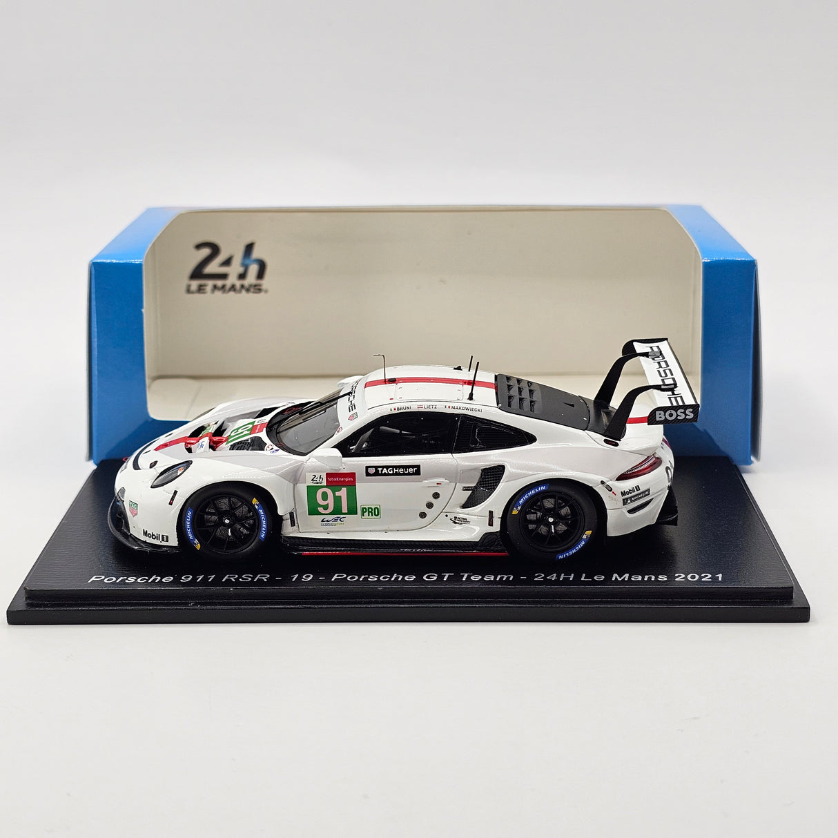 Spark Porsche 911 RSR-19 #91 Porsche GT Team 24Hrs Le Mans 2021 1/43 Scale S8263