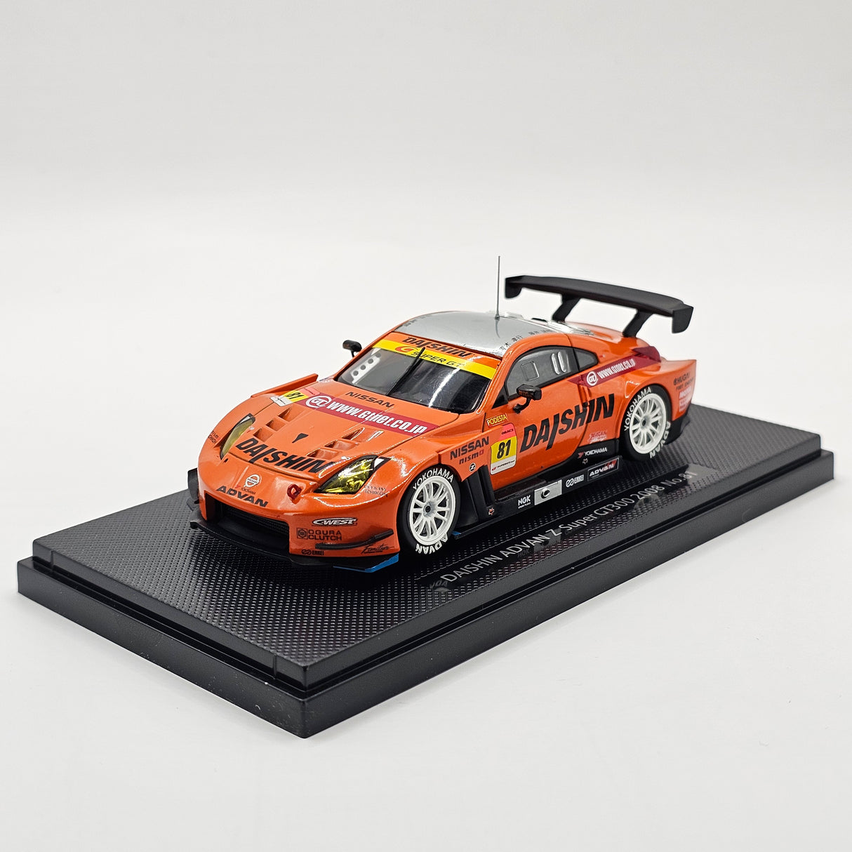 EBBRO Nissan Fairlady Z #81 Team Daishin Super GT GT300 2008 1/43 Scale