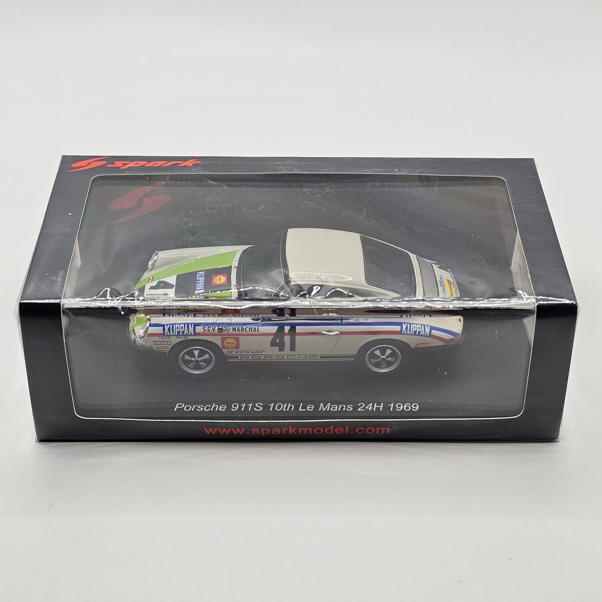 Spark Porsche 911S #41 J.-P. Gaban 10th Le Mans 24H 1969 1/43 Scale S9742