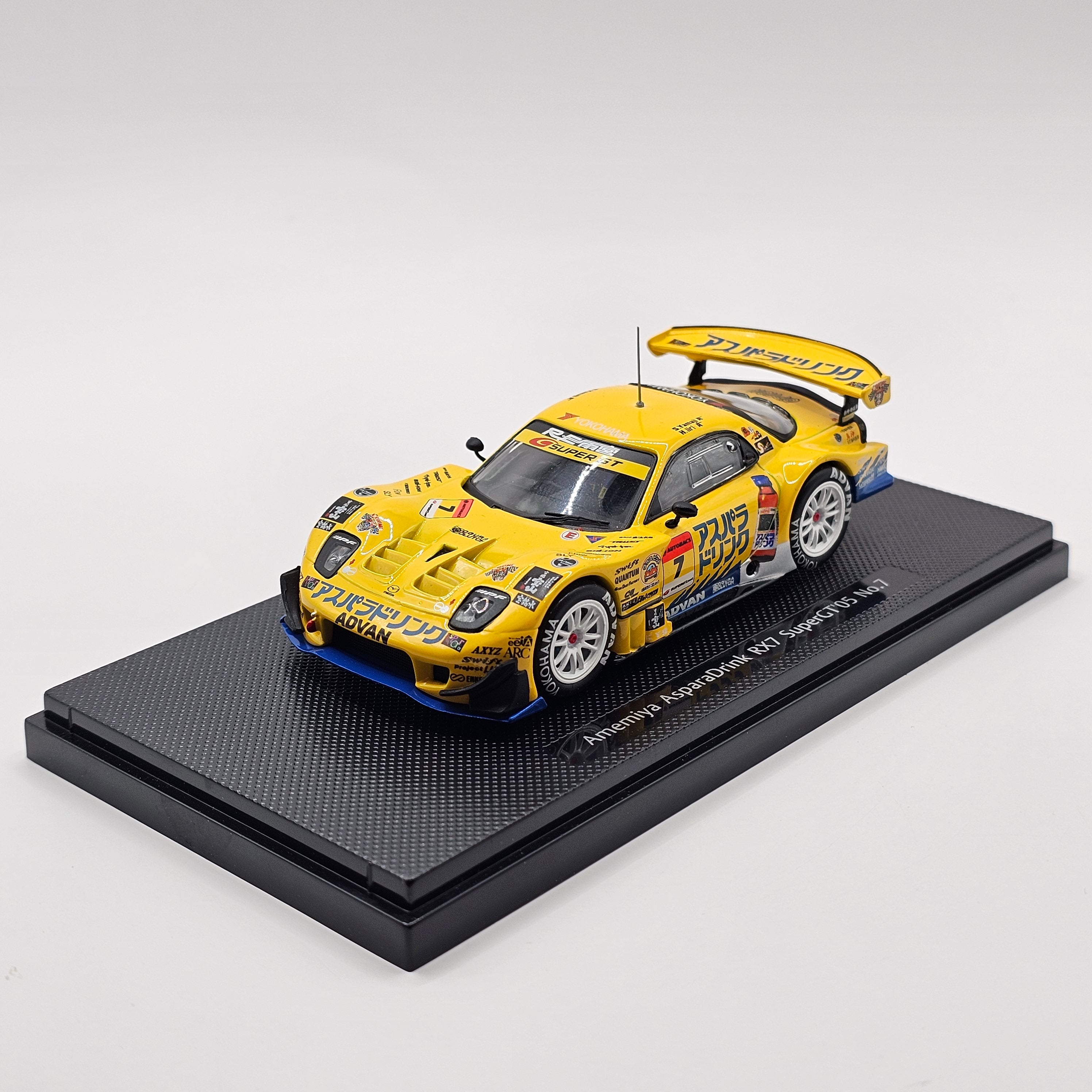 EBBRO Mazda RX7 #7 RE Amemiya Racing Super GT GT300 2005 1/43 Scale