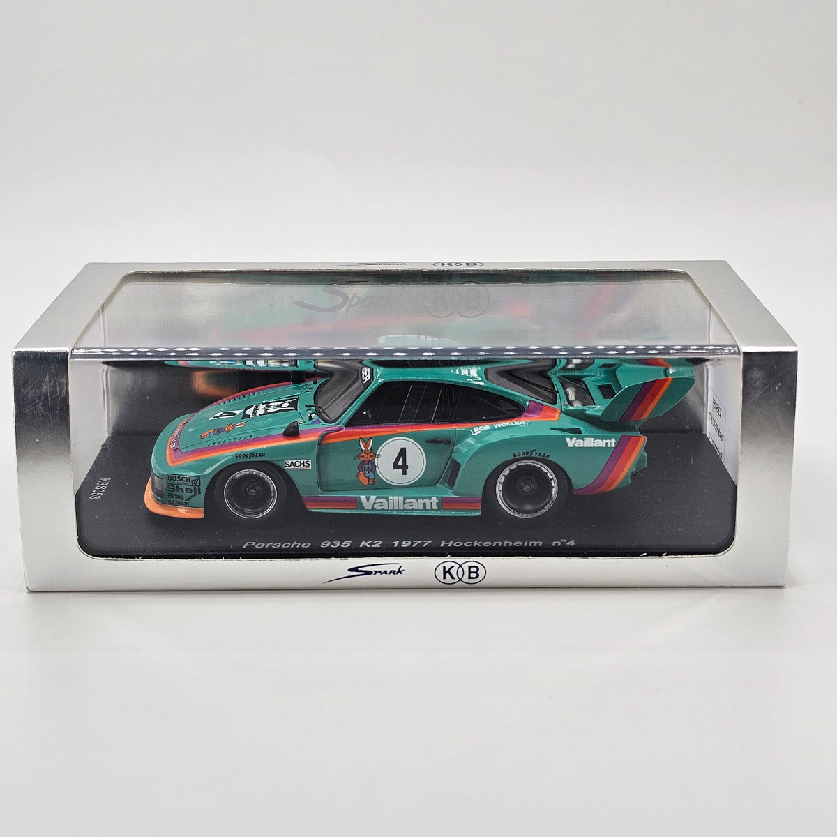 Spark Porsche 935 K2 #4 Kremer Racing Winner 6Hrs Hockenheim 1977 1/43 Scale