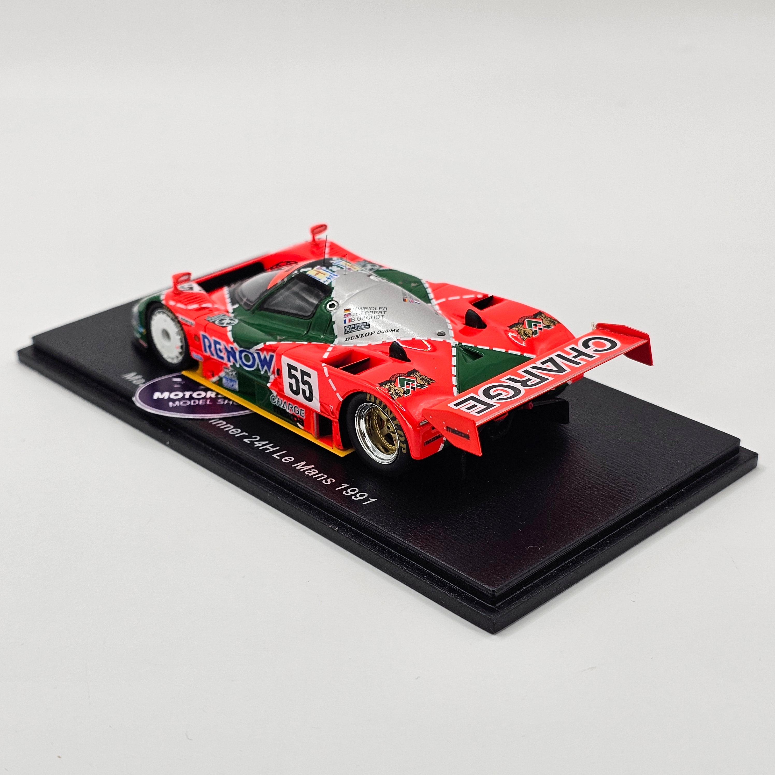 Spark Mazda 787B #55 Mazdaspeed Winner 24Hrs Le Mans 1991 1/43 Scale