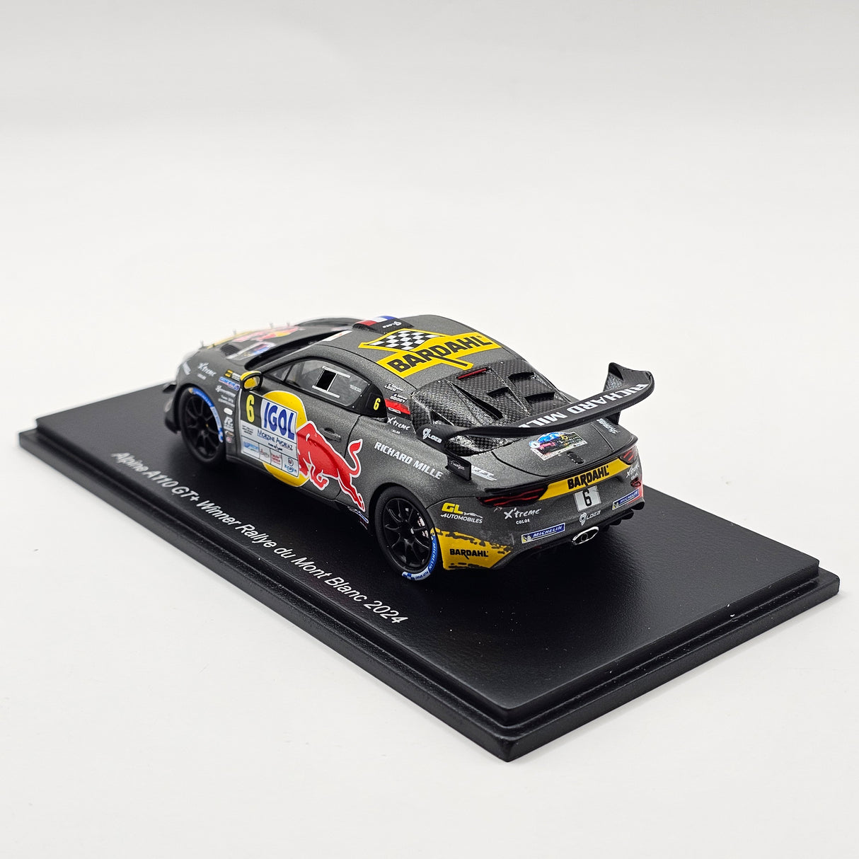 Spark Alpine A110 GT+ Rallye du Mont Blanc 2024 Winner Sébastien Loeb 1/43 Scale