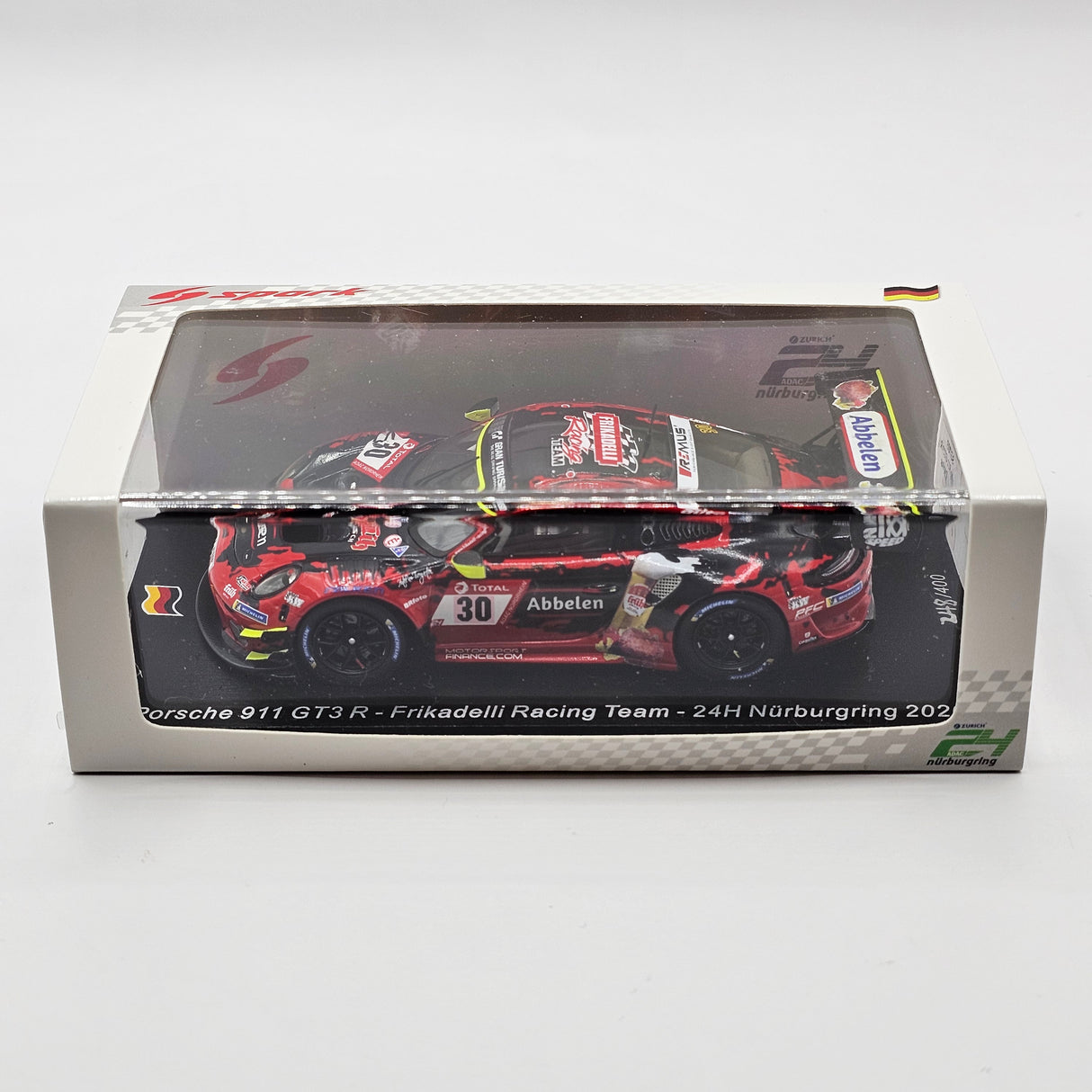 Spark Porsche 911 GT3R #30 Frikadelli Racing 24Hrs Nurburgring 2020 1/43 Scale