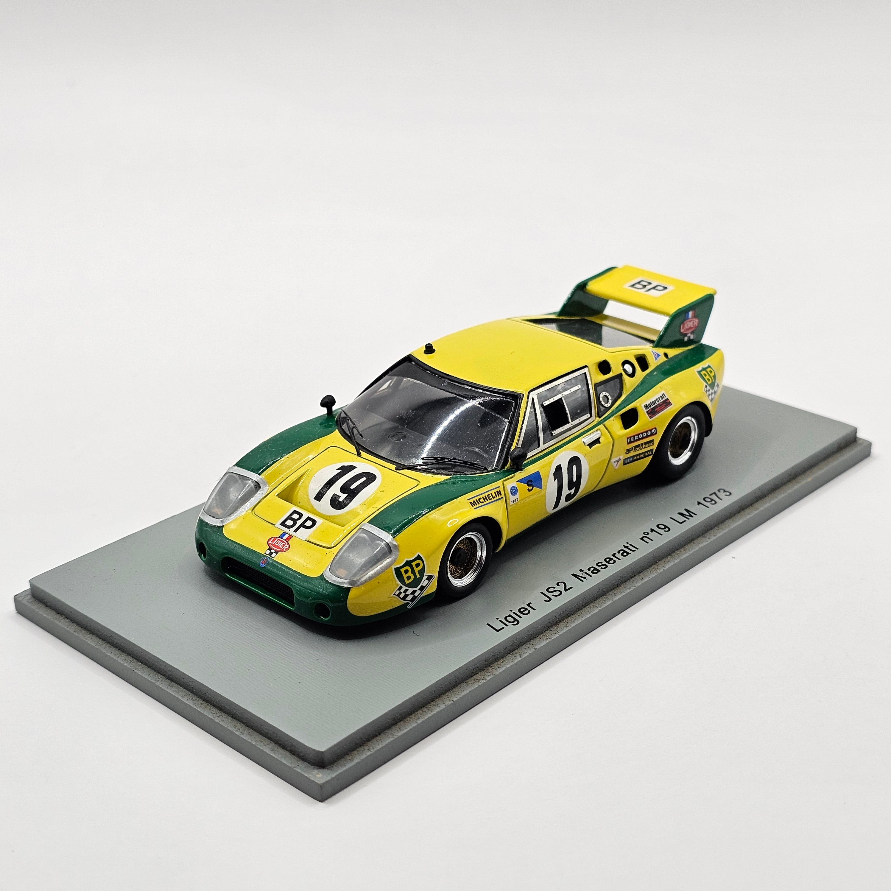 Spark Ligier JS2 Maserati #19 Automobiles Ligier Le Mans 1973 1/43 Sca