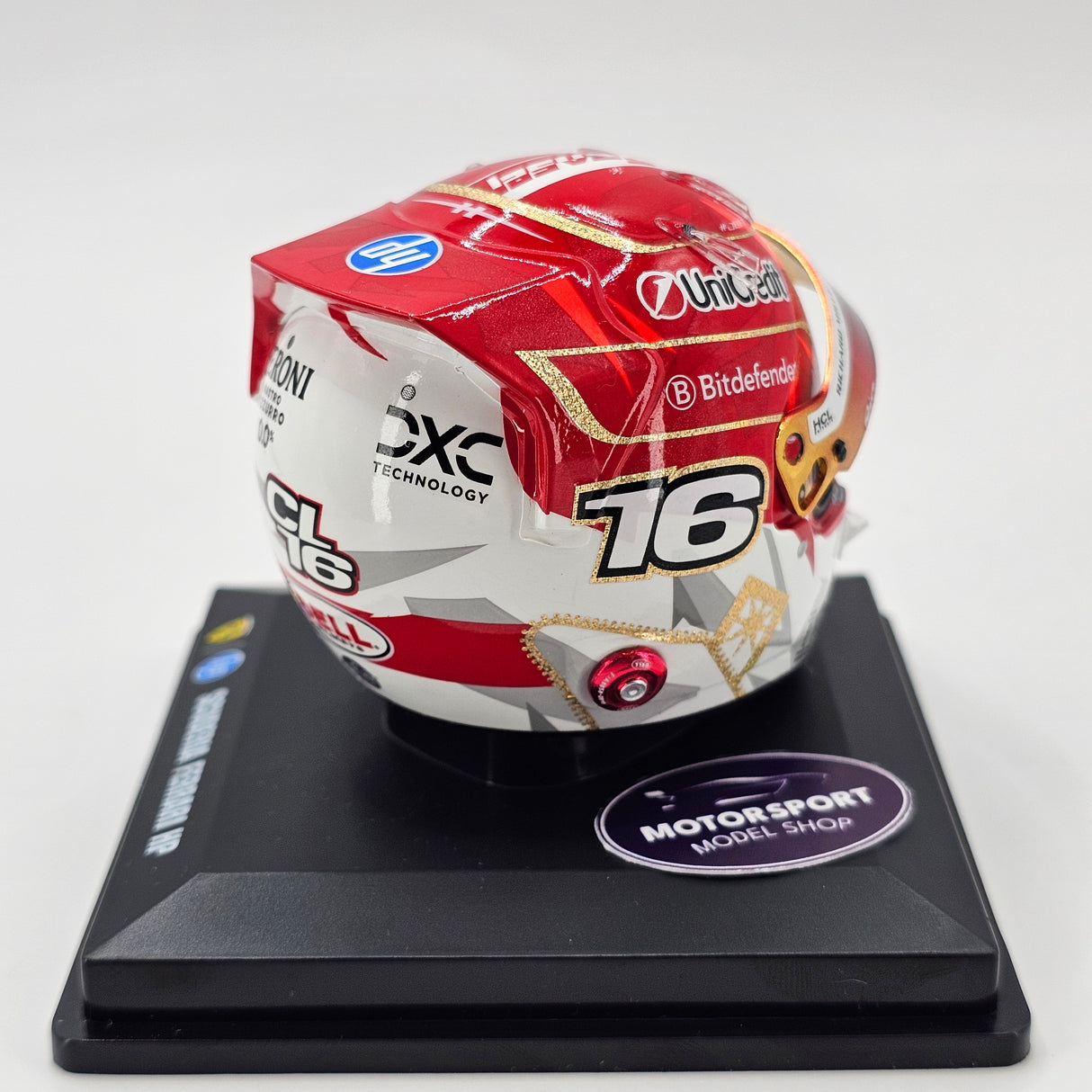 Looksmart Charles Leclerc Las Vegas GP 2025 Scuderia Ferrari HP 1/5 Scale Helmet LSHEL026