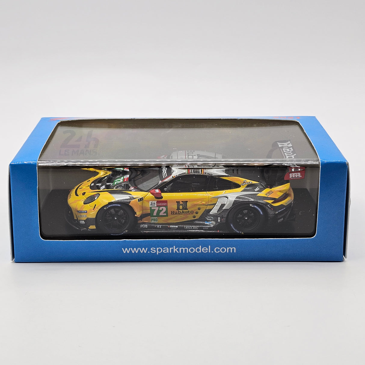 Spark Porsche 911 RSR-19 #72 HubAuto Racing 24Hrs Le Mans 2021 1/43 Scale S8261