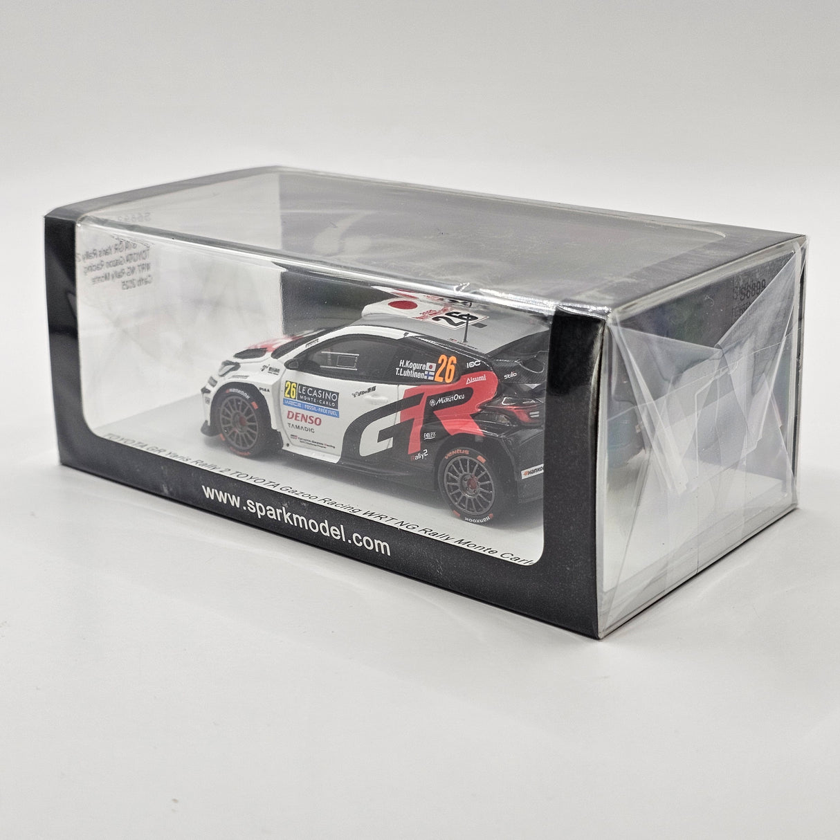 Spark Toyota GR Yaris Rally2 #26 TOYOTA Gazoo Racing WRT NG Rally Monte Carlo 2025 1/43 Scale