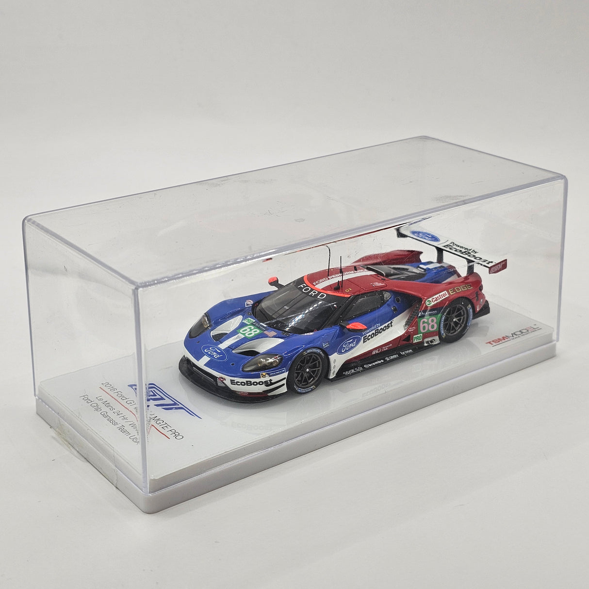 Truescale Ford GT #68 Ford Chip Ganassi Class Winner 24Hrs Le Mans 2016 1/43 Scale