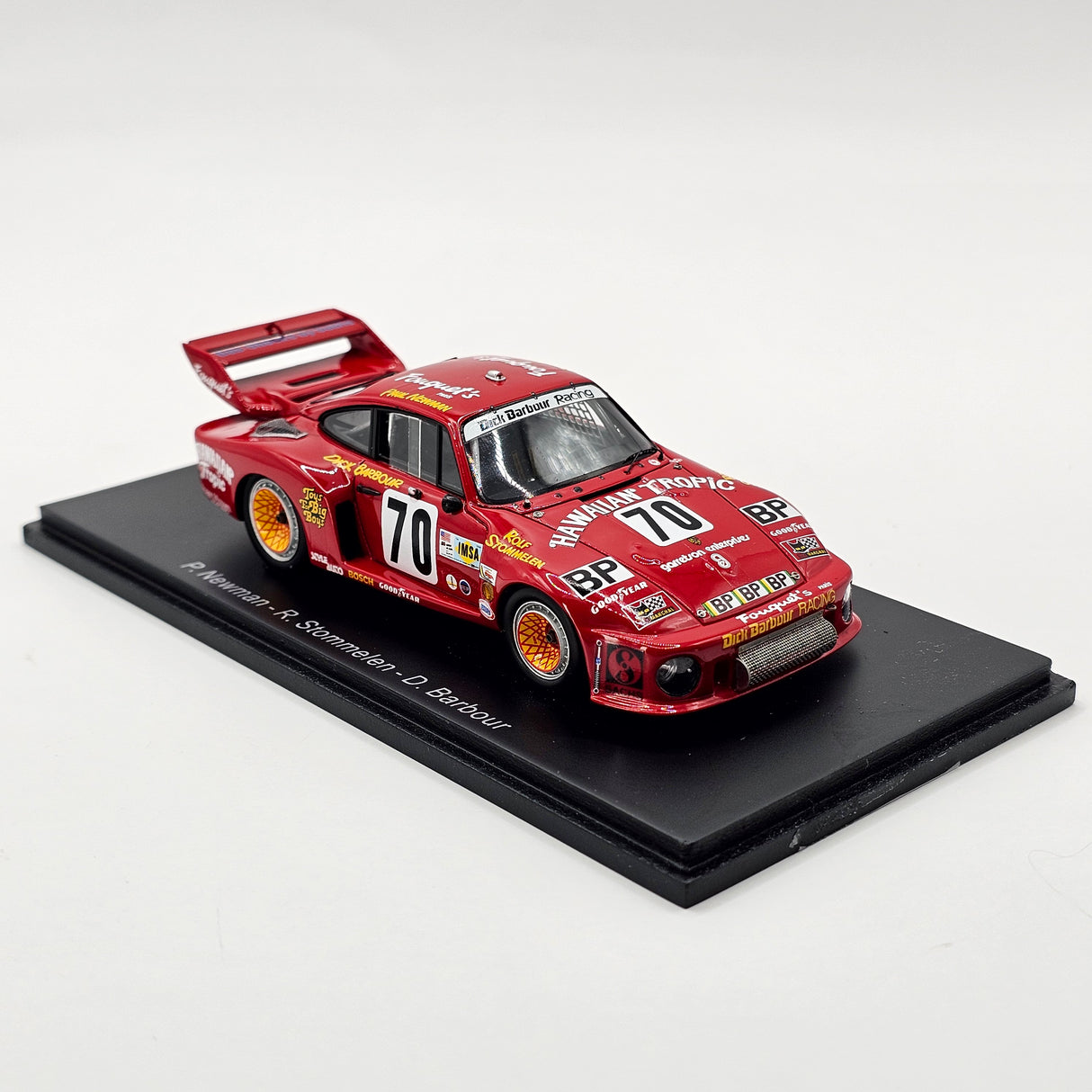 Spark Porsche 935 #70 Dick Barbour Racing IMSA GTX Winner 24Hrs Le Mans 1979 1/43 Scale