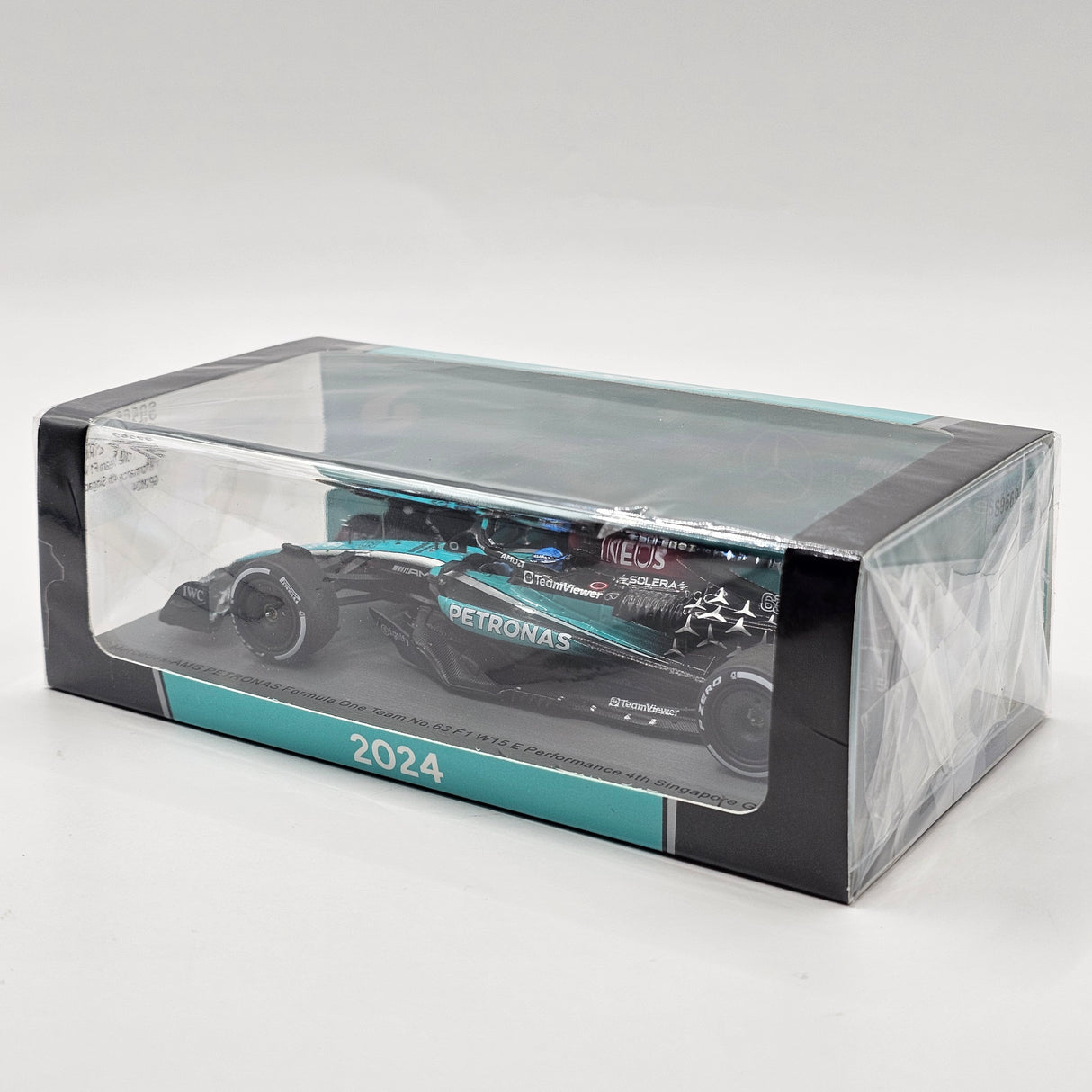 Spark Mercedes-AMG F1 W15 #63 Russell Singapore GP 2024 1/43 Scale