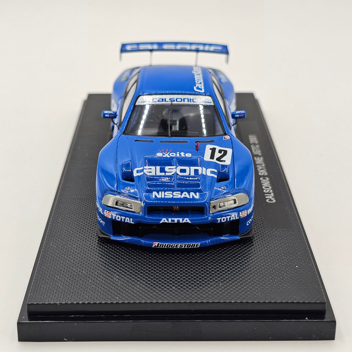 EBBRO P-4 Nissan Skyline R34 GT-R #12 Calsonic JGTC GT500 2001 1/43 Scale