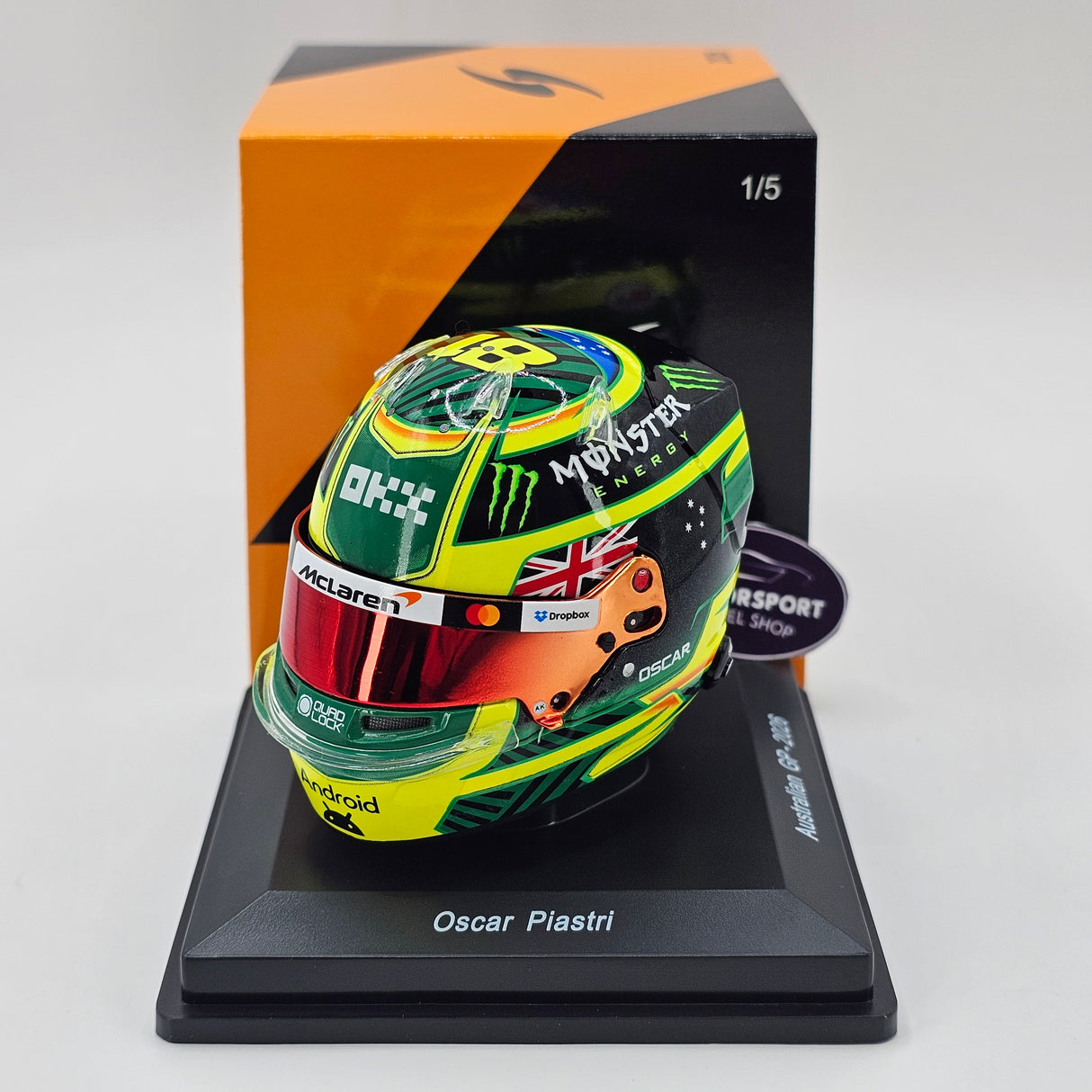 Spark Oscar Piastri McLaren Mastercard F1 Team 2026 Australian GP 1/5 Scale 5HF245