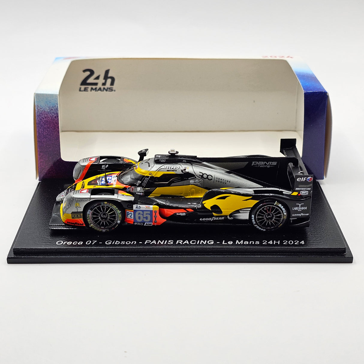 Spark Oreca 07 Gibson #65 Panis Racing LMP2 24Hrs Le Mans 2024 1/43 Scale
