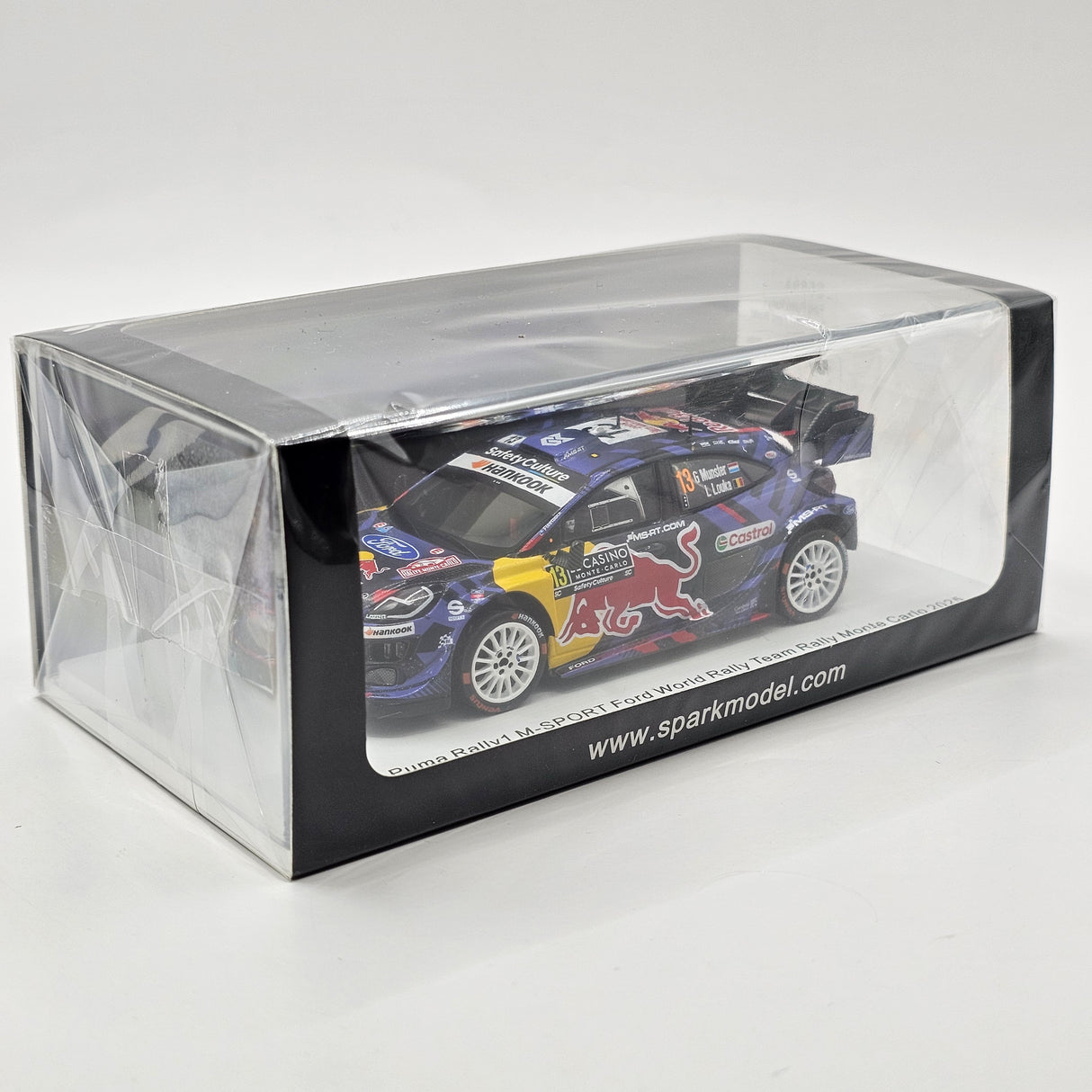 Spark Ford Puma Rally1 #13 M-SPORT Ford World Rally Team Rally Monte Carlo 2025 1/43 Scale