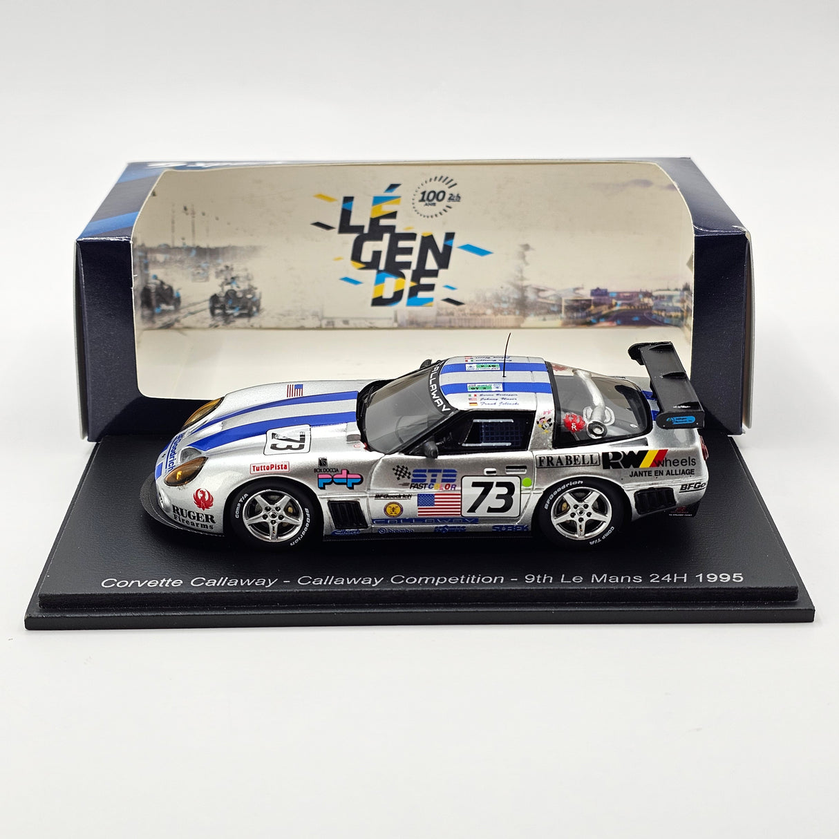 Spark Corvette Callaway #73 Callaway Competition 24Hrs Le Mans 1995 1/43 Scale