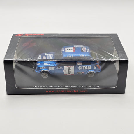Spark Renault 5 Alpine #6 Gr2 2nd Tour de Corse 1979 1/43 Scale S6032